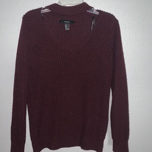 Forever 21 Burgundy Sweater